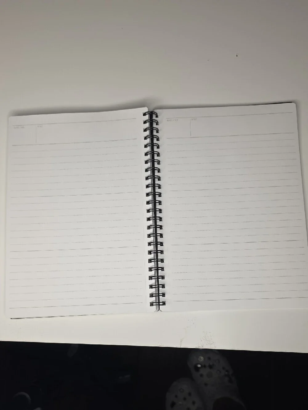 360 - Maruman Mnemosyne A5  Black Spiral Notebook And Hardback Journal In Mint